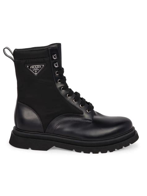 prada boots used 2017|Prada combat boots sale.